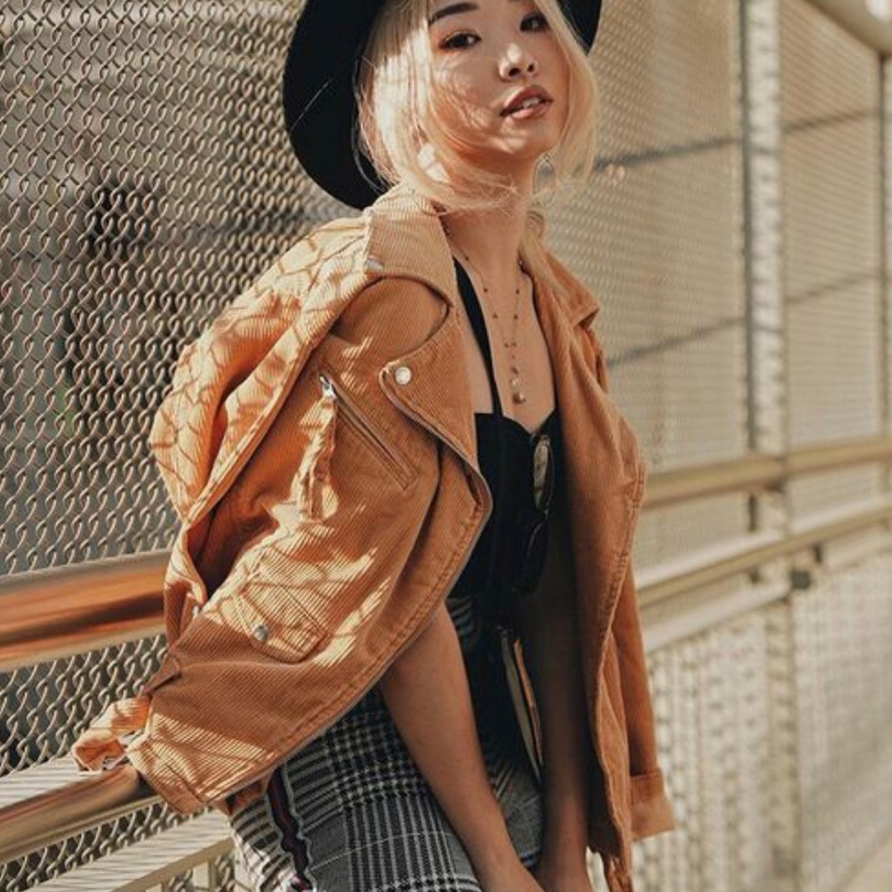 Forever 21 Corduroy Moto Jacket